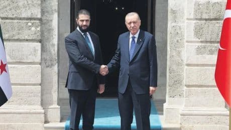 Erdoğan ve Şara Dolmabahçe’de buluştu: Suriye’nin yanındayız