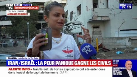 Frappes iraniennes sur Israël: "On n’a pas compris ce qu’il se passait", témoigne une habitante de Tel-Aviv