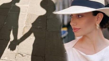 Özge Özacar sevgilisiyle birlikte tatilde! Venedik tarzına beğeni yağdı