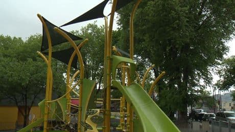 Oppenheimer Park residents say new restrictions issued after playground opening cancelled