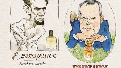 Sketchpad by Barry Blitt: Fragrances of Presidents Past