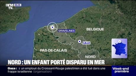Nord: un enfant d'une dizaine d'années a disparu en mer, deux autres ont été secourus