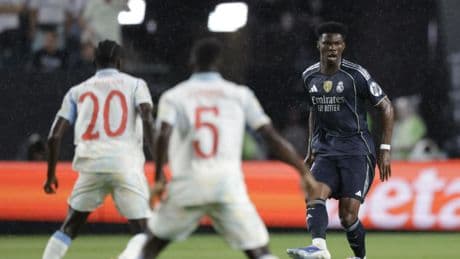 Tchouaméni alaba a Gonzalo, pero quiere ver ya jugar a Mbappé
