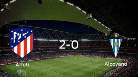 El Atlético B consigue la victoria en casa ante el Alcoyano (2-0)