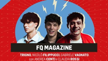 Gabriele Vagnato alla festa del Fatto Quotidiano e nel frattempo incontra Amadeus. Il conduttore: “Non ho rimpianti, potrei smettere domani e sarei felice”