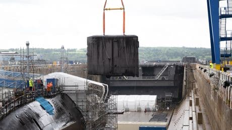 'Major milestone' achieved in submarine dismantling project