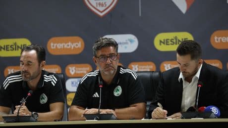 Panathinaikos Teknik Direktörü Rui Vitoria: "Samsunspor’u geçip, Avrupa Ligi’ne kalmak istiyoruz"
