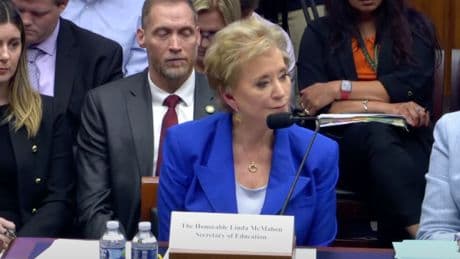 Education Secretary Linda McMahon refuses to say if teaching kids that Trump lost in 2020 is ‘illegal DEI’
