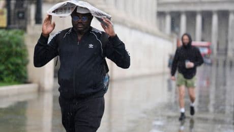 Map shows where thunderstorms and heavy rain will hit UK