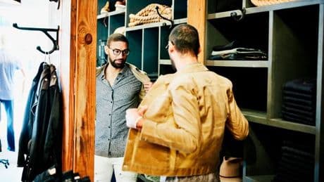 Dad buys £6 coat from charity shop and is delighted when he checks the pockets