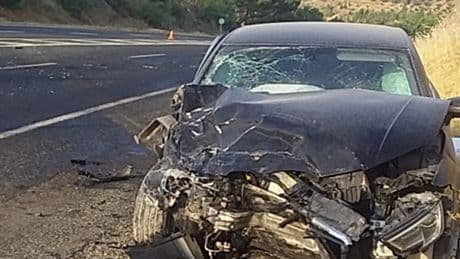 Elazığ'da iki otomobilin çarpıştığı kazada 6 kişi yaralandı