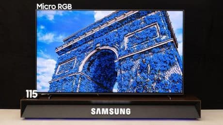 Samsung anuncia el televisor Micro RGB de 115 pulgadas