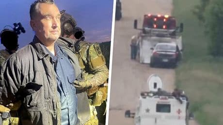 Hier wordt schutter Minnesota aangehouden