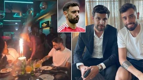 Bruno Fernandes is spotted dining with Al-Hilal 'secret agent' as Man United captain weighs up £200m Saudi mega-move