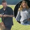 David Beckham's private jet arrives back in Luton after enjoying swanky dinner in Paris with his family to celebrate his 50th birthday