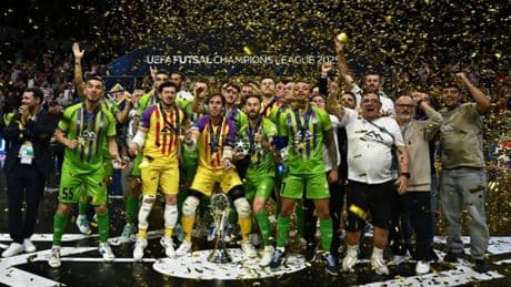 El Palma Futsal, campeón de la Champions por tercer año seguido