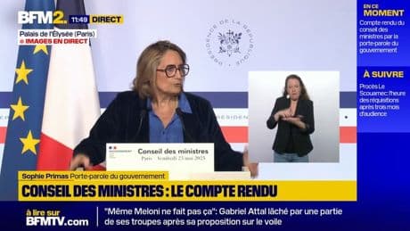Rapport sur les Frères musulmans: le gouvernement veut "empêcher l'entrisme", souligne Sophie Primas