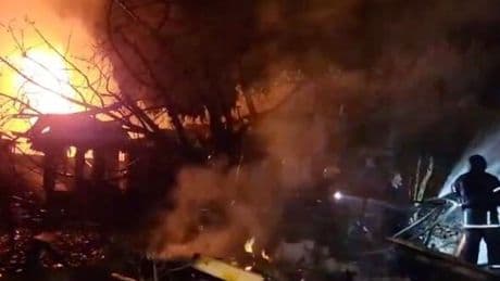 Panic in Ukraine as second largest city on fire after Putin's overnight attack