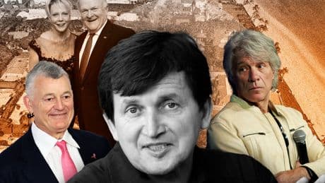 The cosmetics billionaire, the rock star, and a series of very mysterious property deals in prime Palm Beach