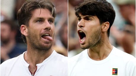 What time is Cameron Norrie vs Carlos Alcaraz at Wimbledon? When is and how to watch quarter-final today