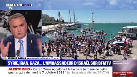 Bateau d'aide humanitaire vers Gaza: "C'est encore une fois la croisière qui s'amuse", réagit l'ambassadeur d'Israël en France