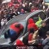 Children among 47 injured after car smashed into crowds at Liverpool trophy parade: Terrified fans tell of running for their lives as 'angry' driver ploughed into the masses - trapping people under vehicle