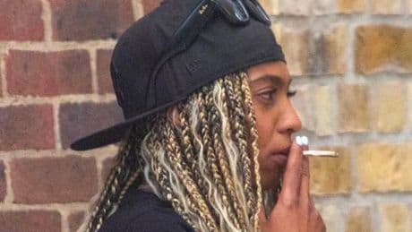 Mel B's daughter Phoenix spotted smoking 'suspicious-looking cigarette' after mum's wedding
