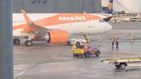 EasyJet plane grounded after colliding with tug at Manchester Airport
