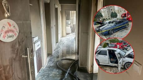 Karı-koca kavgasında milyonluk zarar: Ev de gitti arabalar da
