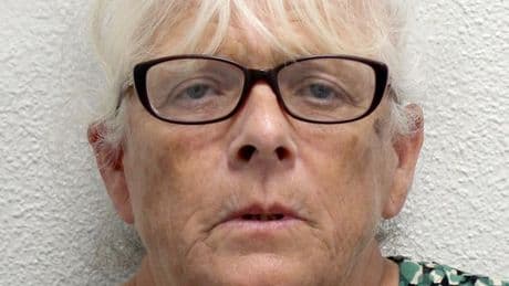 Moment 'Gangster granny' who used family to run UK-wide £80m drug empire is caught