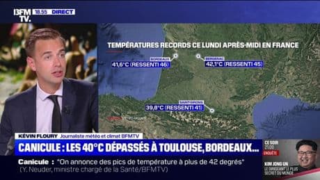Story 4 : Canicule, les 40°C dépassés à Toulouse, Bordeaux... - 11/08