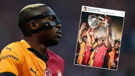 Osimhen'den kafa karıştıran paylaşım: 'Gitmeden önce...'