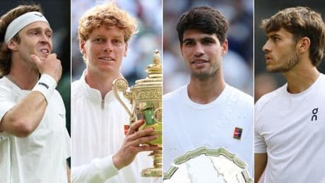 Sinner allunga su Alcaraz, novit&agrave; Cobolli: il ranking ATP dopo Wimbledon
