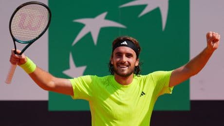 Tennis : Tsitsipas trop fort pour Alexandre Müller à Rome