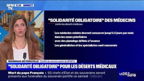 Déserts médicaux: pas de régulation à l'installation mais une "solidarité obligatoire"