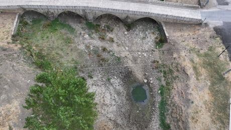 Kuraklık Tunca Nehri'ni de vurdu, su akmıyor