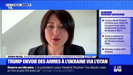 Guerre en Ukraine: pour Adina Revol, ancienne porte-parole de la Commission européenne en France, "il faut assécher les entrées économiques de la Russie"