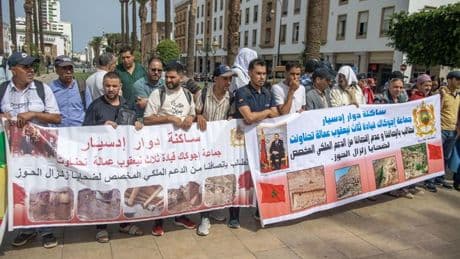 Las víctimas del terremoto de Marruecos protestan en Rabat: Queda mucho trabajo por hacer