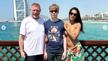 Instagram-Posting: In Shorts und Flip Flops: Boris Becker feiert Ostern mit Sohn Amadeus in Dubai