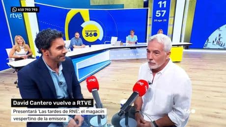 David Cantero vuelve a TVE 15 años después y afronta su estreno en RNE: "Está siendo fuerte emocionalmente"
