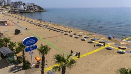 Hatay ve Mersin'de deniz suyu sıcaklıkları