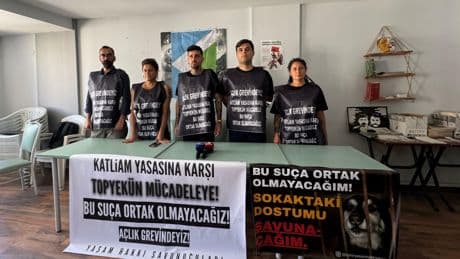 İzmir Yaşam Hakkı Savunucuları ‘Katliam Yasası’na açlık grevine başladı