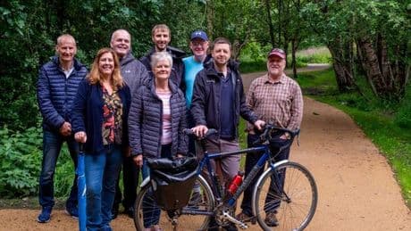 Path improvements mean people can walk, wheel or cycle on traffic-free route between Bargeddie and Coatbridge