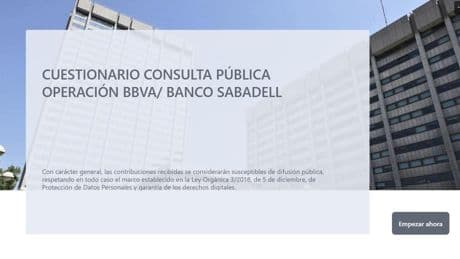 El Gobierno abre la consulta pública sobre la OPA de BBVA por Sabadell durante una semana