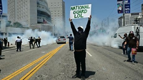 In photos: Trump deploys National Guard to LA as ICE raid protests flare for 3rd day