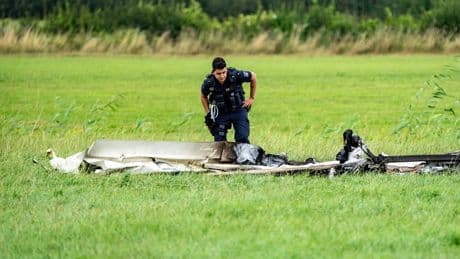 Leichtflugzeug abgestürzt - zwei Tote