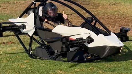 Palmer Luckey just got the first delivery of a $128,000 electric aircraft &mdash; watch his test drive of the Jetson One