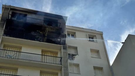 Un appartement prend feu à Nice, cinq personnes intoxiquées transportées à l'hôpital