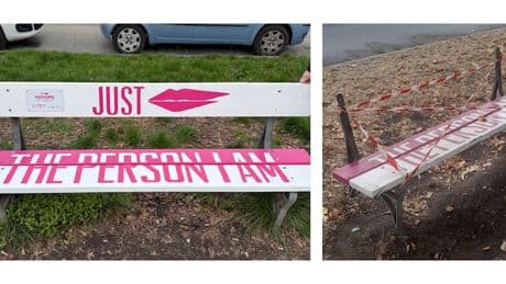 <p>Vandalizzata a Torino la panchina &ldquo;Just The Person I Am&rdquo;</p>