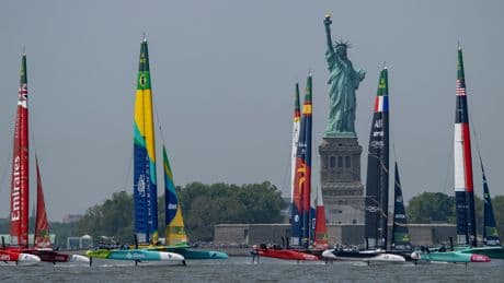 El F50 español lidera el GP de SailGP de Nueva York tras la primera jornada